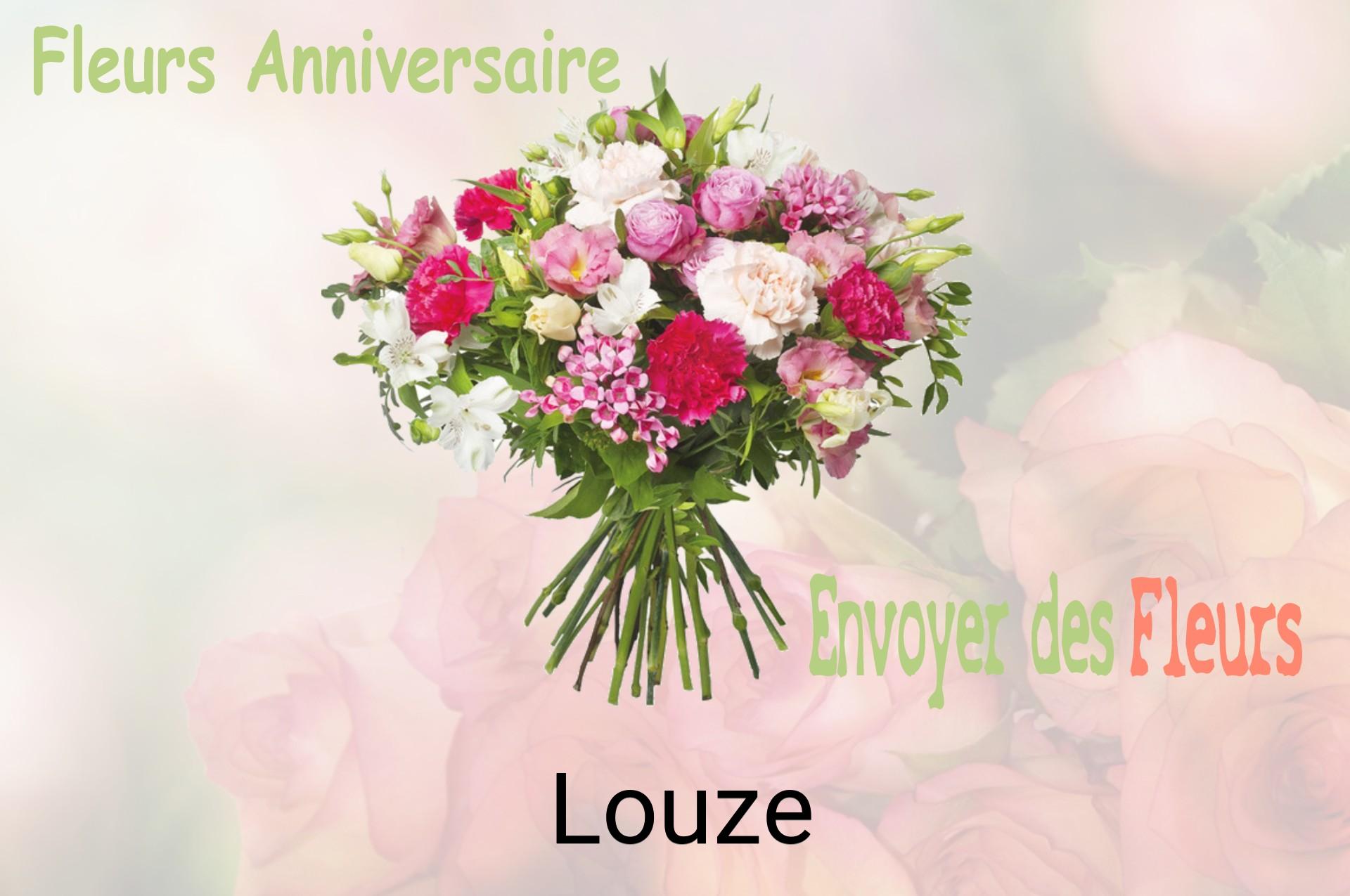 Bouquet de fleurs d’anniversaire livré à Louze
